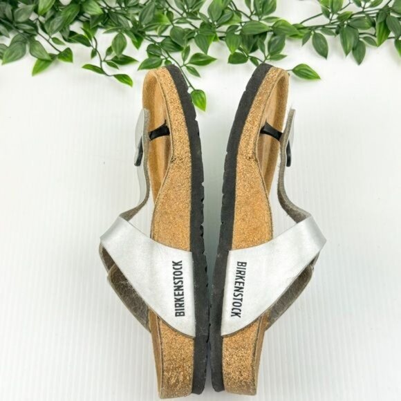 Birkenstock Gizeh Sandals Silver size 7 - Picture 6 of 16